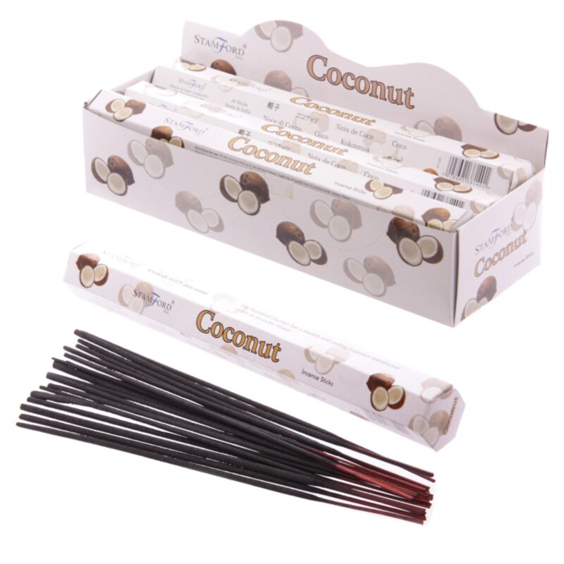 37140 noix de coco - bâtons d'encens hexagonaux Stamford Premium