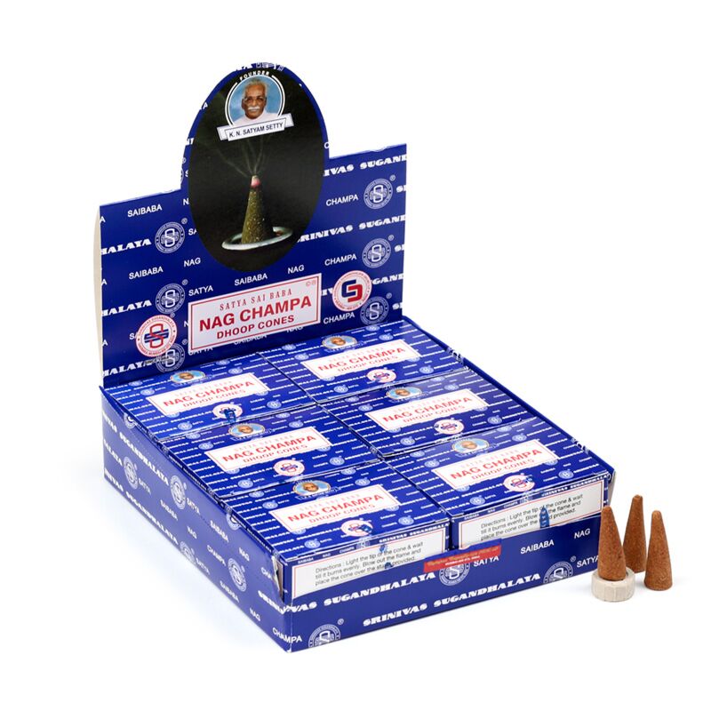 01431 nag champa dhoop - cônes d'encens satya sai baba