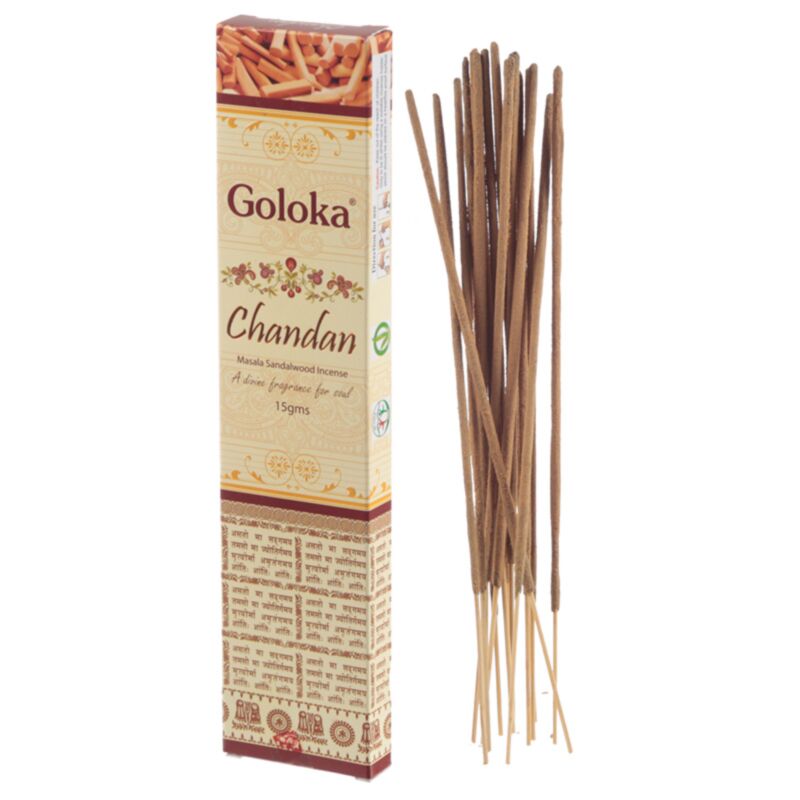 Bois de santal - bâtons d'encens goloka masala