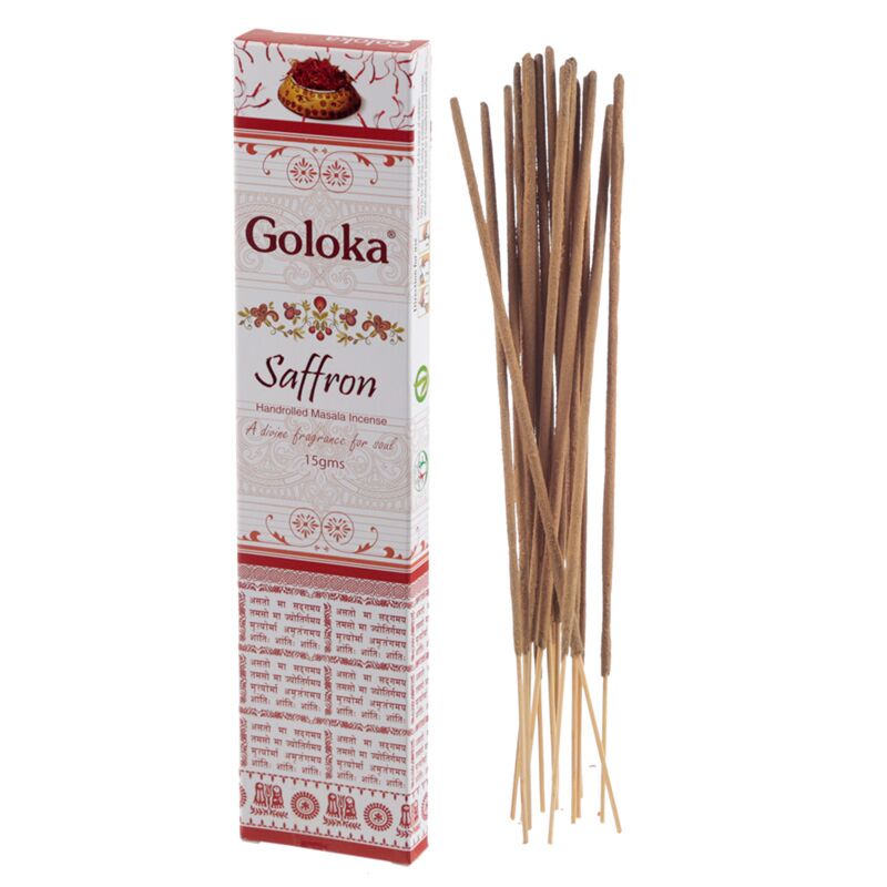 Safran - bâtons d'encens goloka masala