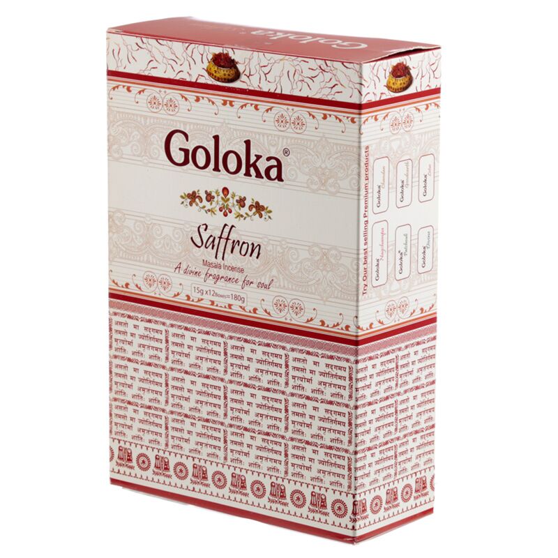Safran - bâtons d'encens goloka masala