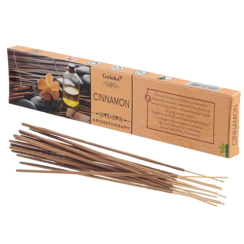 Cannelle - bâtons d'encens aromathérapie goloka