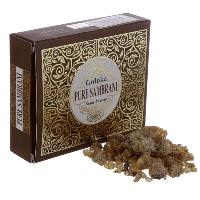 Benjoin sambrani pur 30g - résine de granulés d'encens goloka