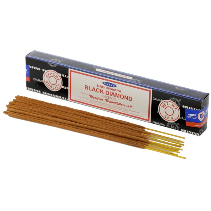01346 diamant noir - bâtons d'encens satya nag champa