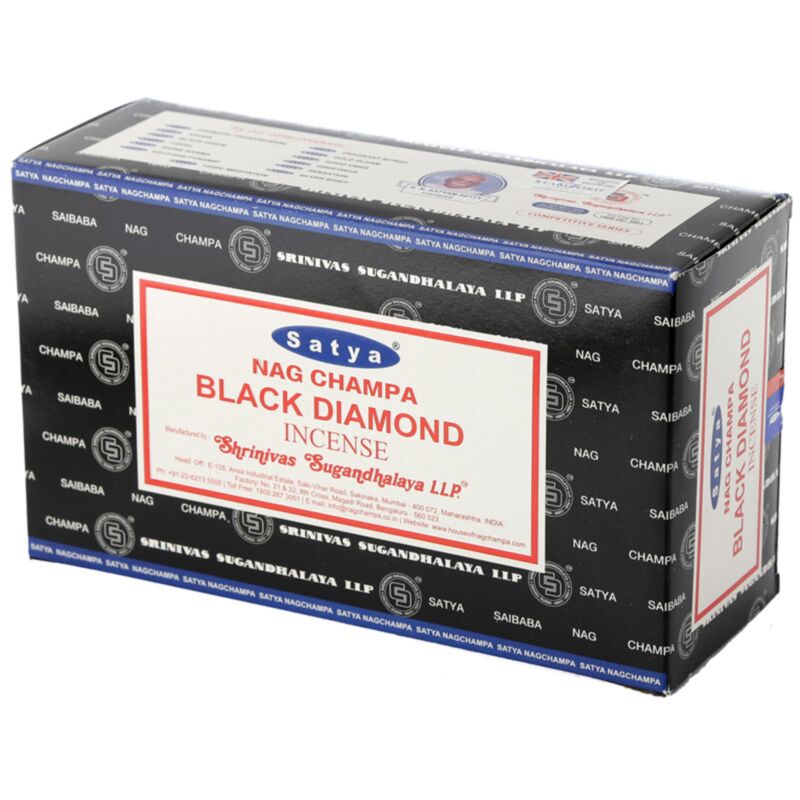 01346 diamant noir - bâtons d'encens satya nag champa