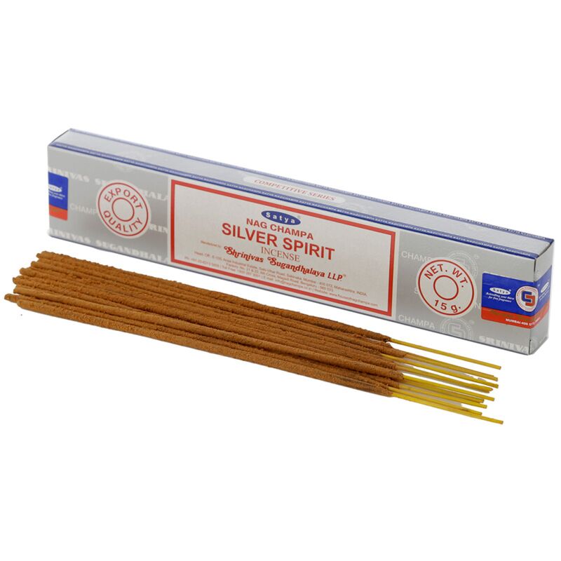 01363 silver spirit - bâtons d'encens satya nag champa