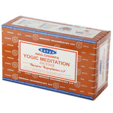 01369 méditation yogi - bâtons d'encens satya nag champa