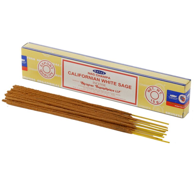 01406 vfm sauge blanche de Californie - bâtons d'encens satya nag champa