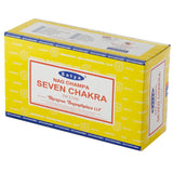 01412 vfm sept chakras - bâtons d'encens satya nag champa