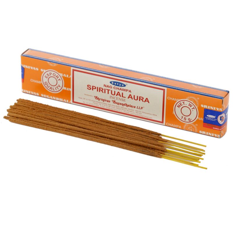 01413 aura spirituelle vfm - bâtons d'encens satya nag champa