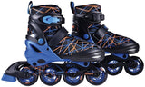 Rollers en ligne Move : rayures noir bleu (562410) taille 34 37