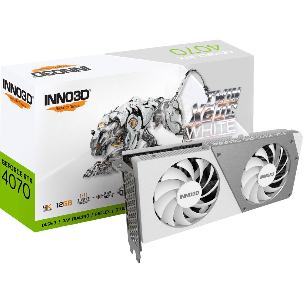 Inno3d geforce rtx 4070 Twin x2 OC blanc 12 Go