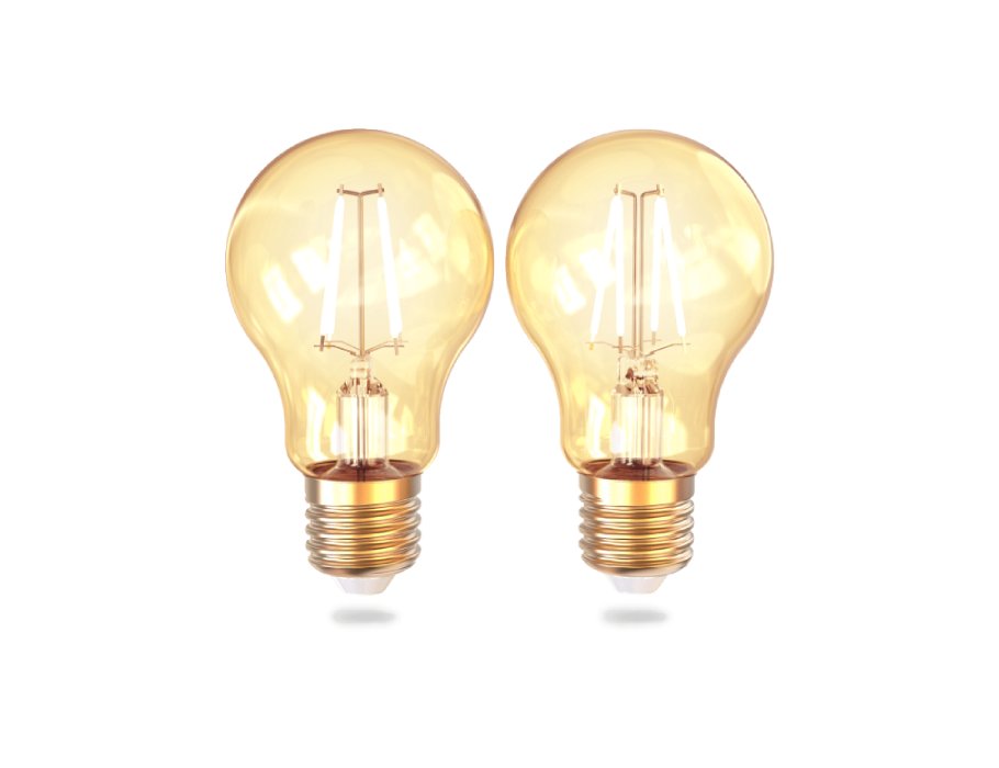 Lampe à LED innr - WiFi - E27- Filament - Bulbe vintage - 2 pièces