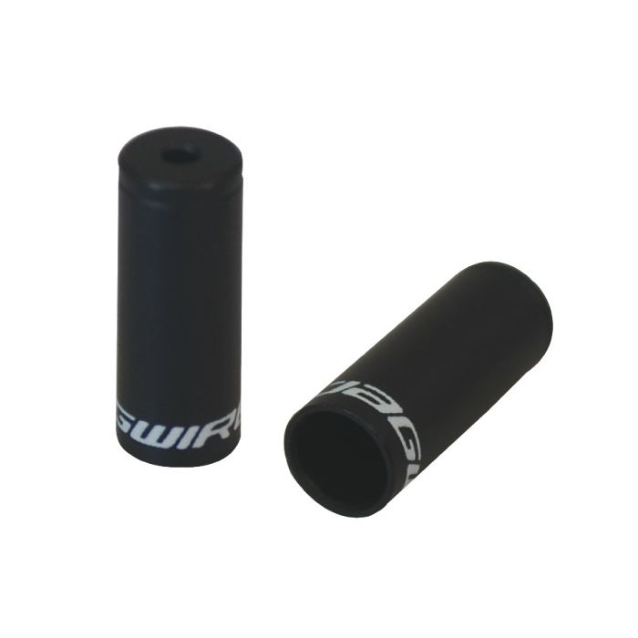 Embouts Jagwire ouverts - frein 5mm - alliage (50pcs) - noir