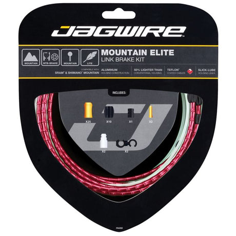 Kit de frein Jagwire Mountain Elite Link - rouge