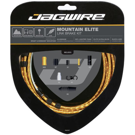 Kit de frein à maillons Jagwire Mountain Elite Link - or