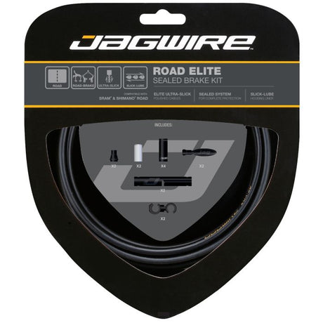 Kit de freins scellés Jagwire Road Elite - noir furtif