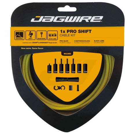 Jagwire 1x kit de changement de vitesse pro - jaune