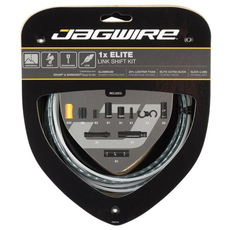 Jagwire 1x kit de changement de vitesse Elite Link - gris