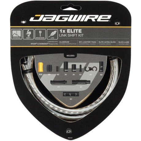 Jagwire 1x kit de changement de vitesse Elite Link - argent