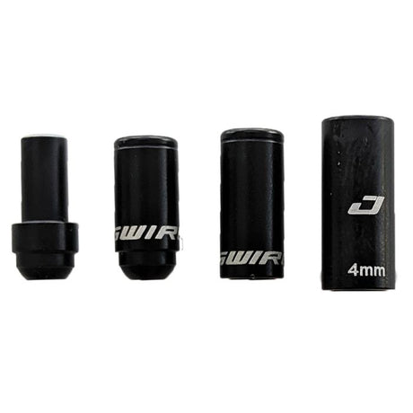 Jagwire 1x pack d'embouts de changement de vitesse Elite Link (8 pièces) - noir