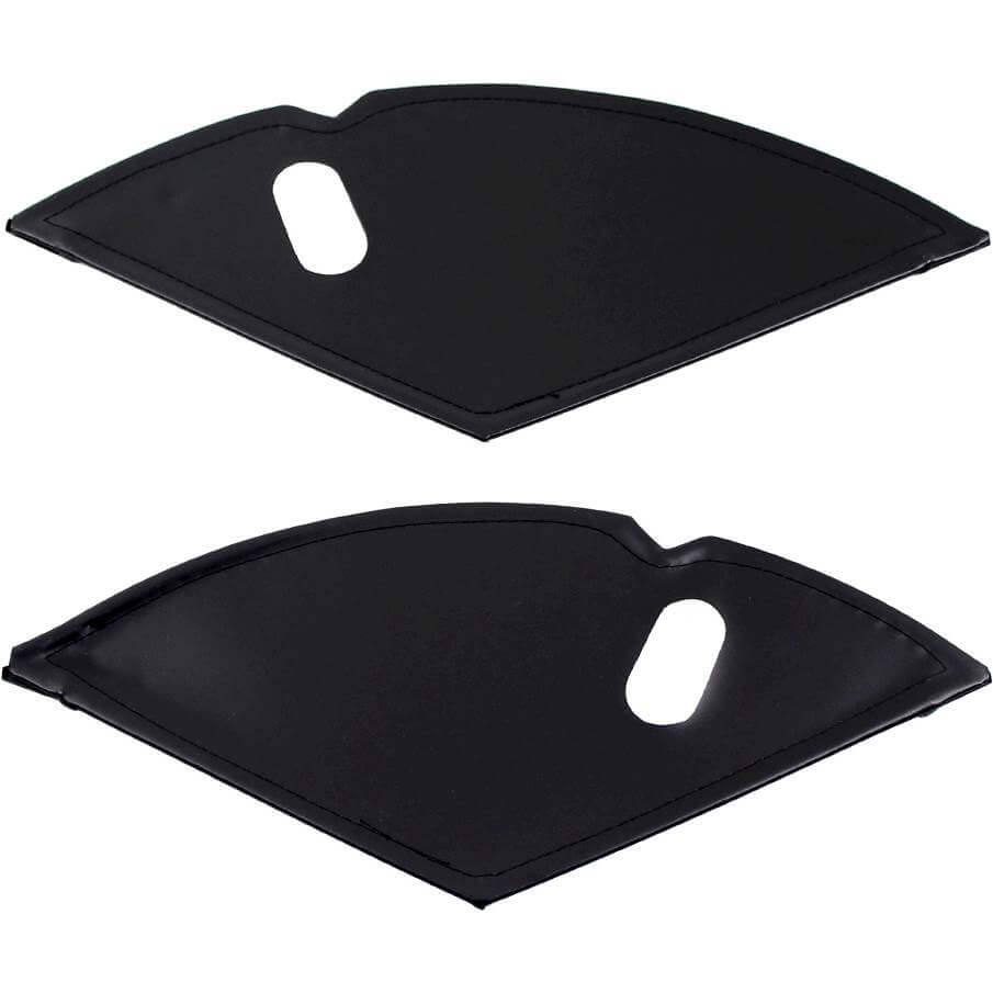 Protège-robe 26 pouces tissu laqué noir mat