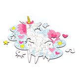 Puzzle enfant recyclé Licorne magique 90 pièces