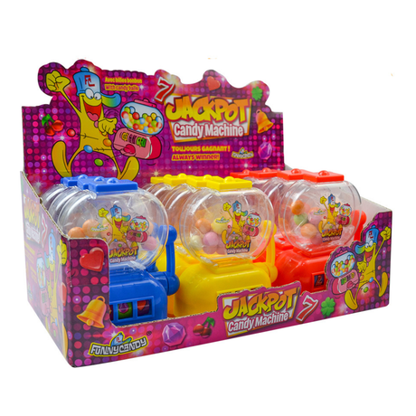 Machine à bonbons drôle à jackpot de bonbons (12 pièces)