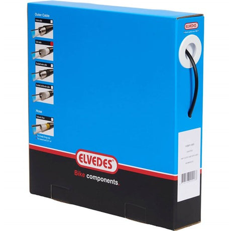 Communiquez le câble extérieur Elvedes avec doublure 30 mètres Ø5,0 mm - noir (30 mètres dans la boîte)
