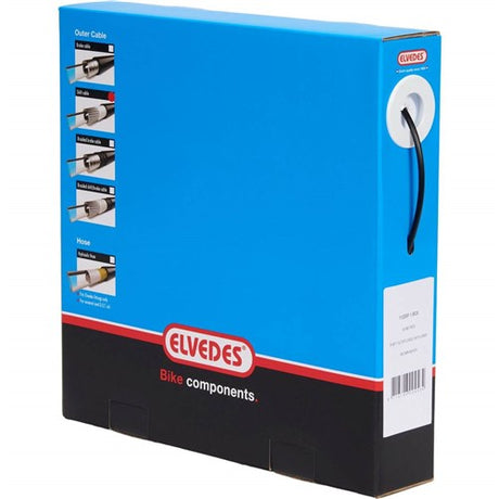 Communiquez le câble extérieur Elvedes avec doublure 30 mètres Ø4,2 mm - noir (30 mètres dans la boîte)