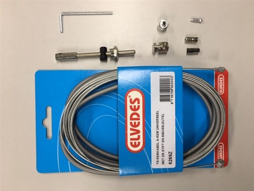 Elvedes kit de câbles frein arrière extrémité filetée argent 6269