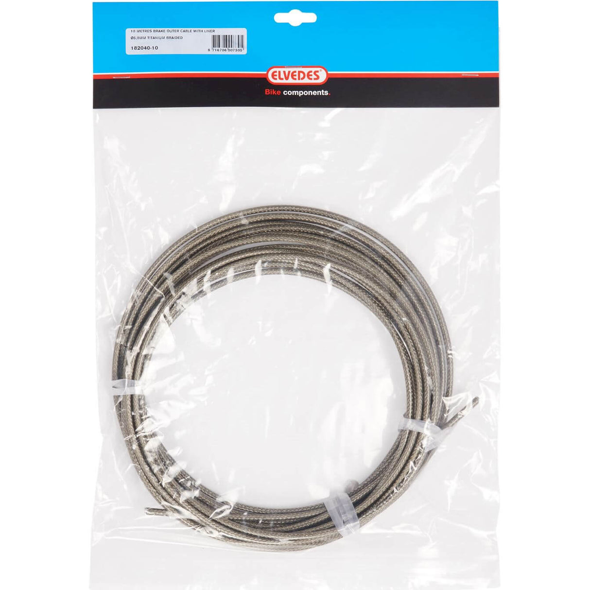 Elvedes Rem Buitenk 5 mm Silver (10m) Titan. Race.182040-10