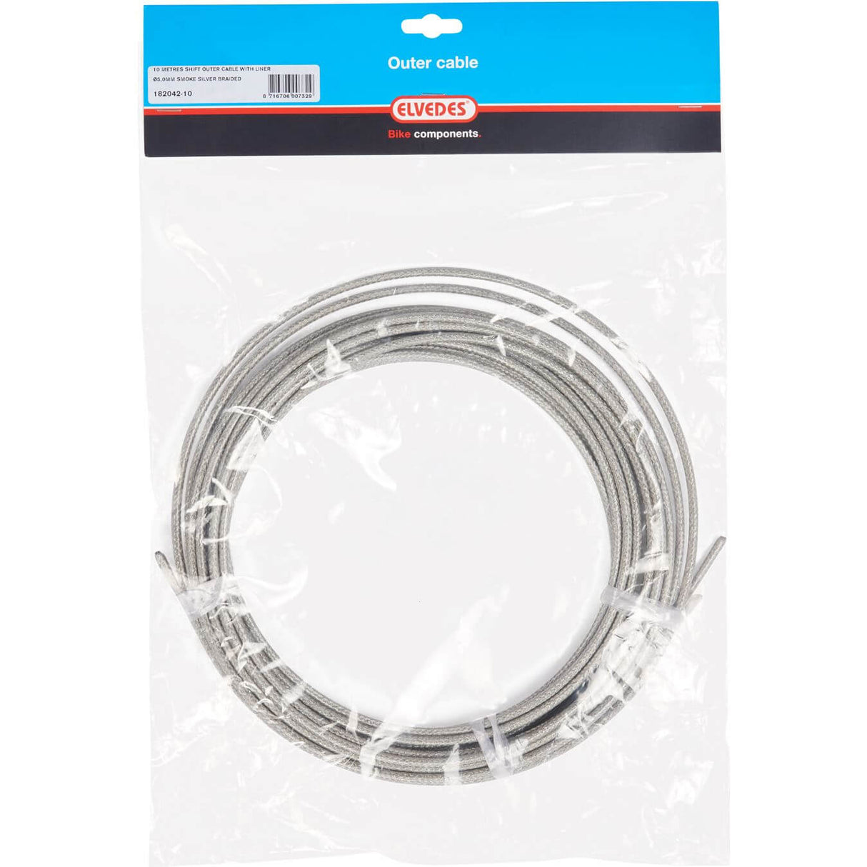 Elvedes Schakel Buitenk 5 mm (10m) tressé.Lainer 182042-10