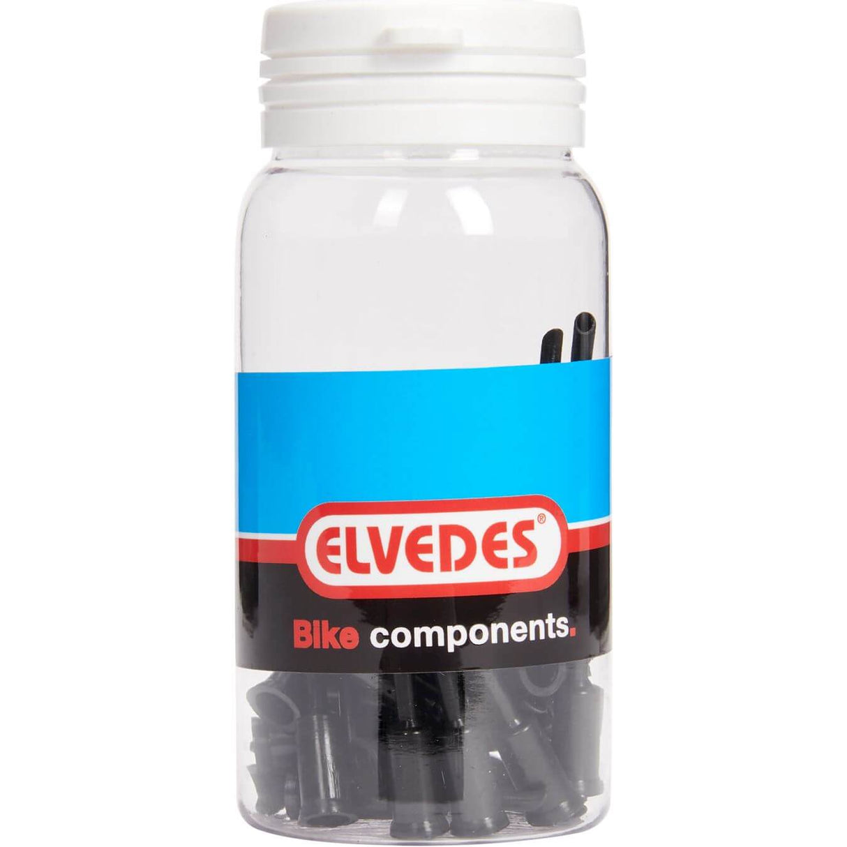 Elvedes Cable Chapeau Tie 5 mm PVC noir (50x) ELV2012106