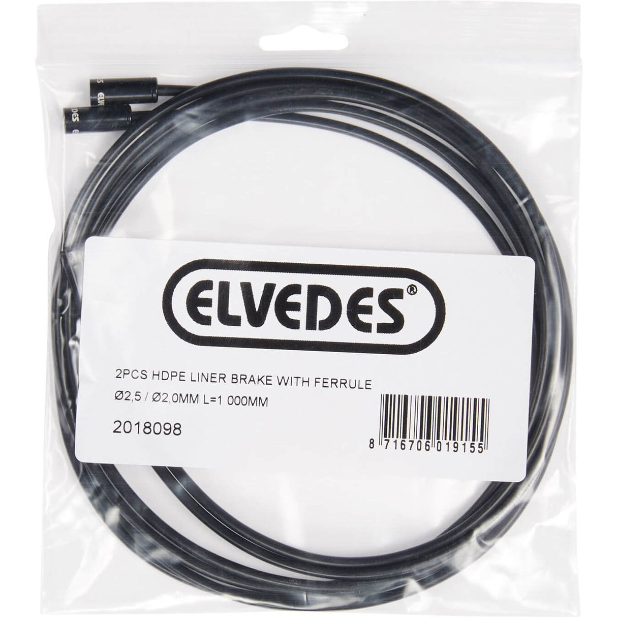 Elvedes Liner REM 2.5 2mm (2) 1000mm HDPE+hat 2018098