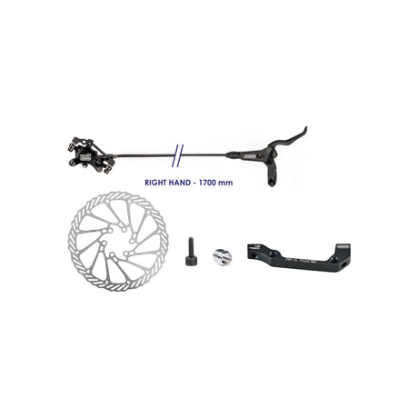 Système de freinage à disque Elvedes Hydr. 160 mm hp4000 à droite 2018107