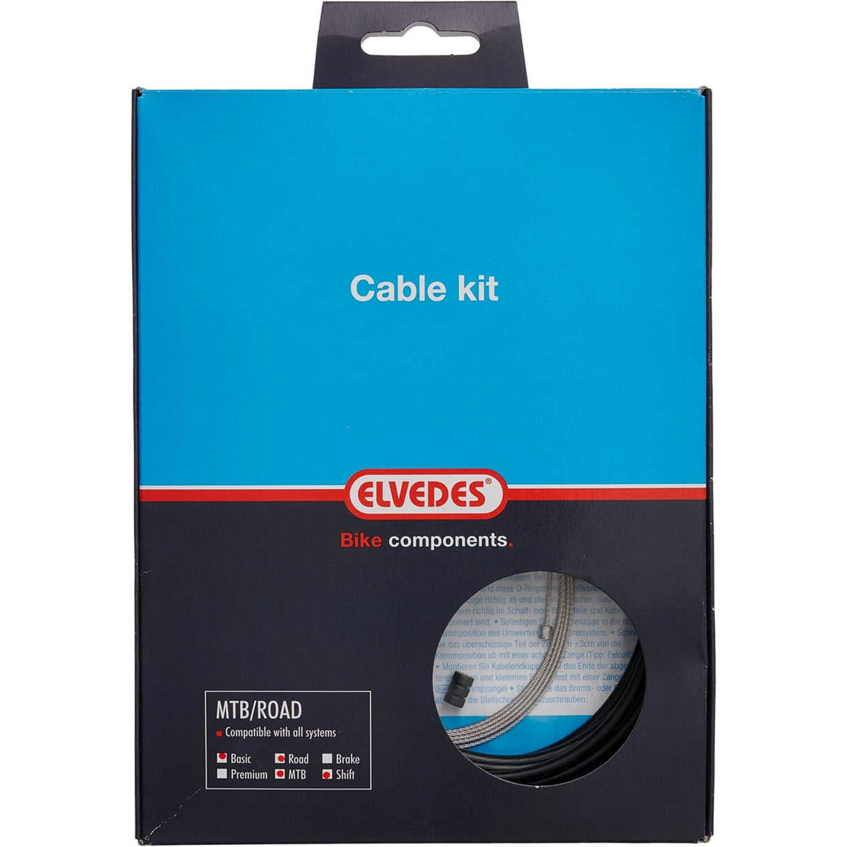 Elvedes Switch Cabel Kit Univ. Noir 2021040