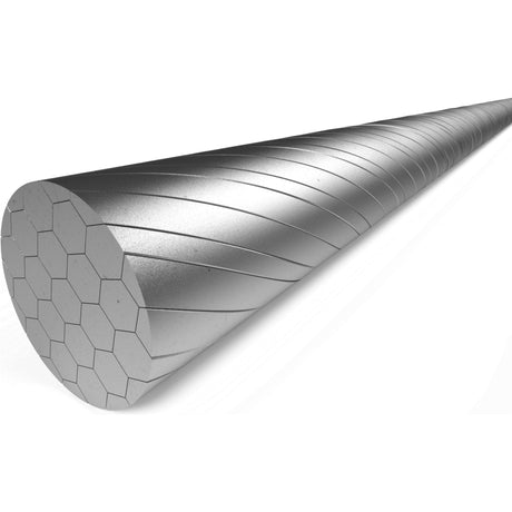 Elvedes Schakelbinnenk 2250 mm (50) en acier inoxydable N-Nippel 2021056-box