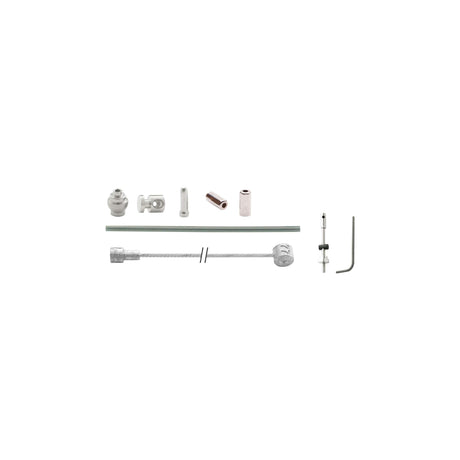 Kit de câble de frein à tambour Elvedes 1700 mm 2250 mm en acier inoxydable - argent (sur carte)
