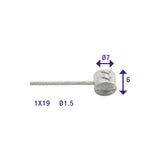Câble intérieur de frein Elvedes 2250mm galvanisé ø1,5mm T-nipple (sur carte)