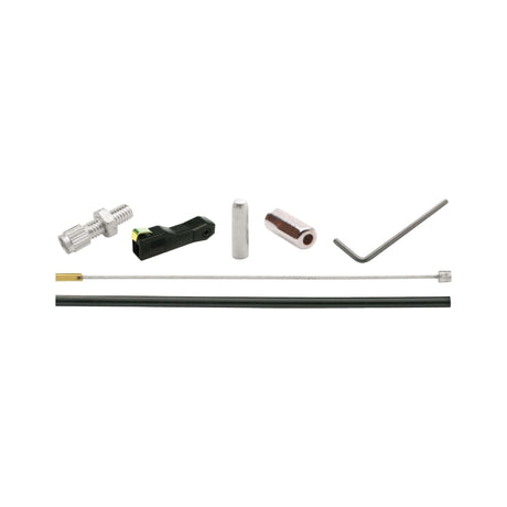Ensemble de câbles d'engrenage Elvedes Sram Universal 1700 2250 mm galvanisé - noir (sur carte)