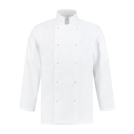 Bestex veste de chef polyester coton blanc l