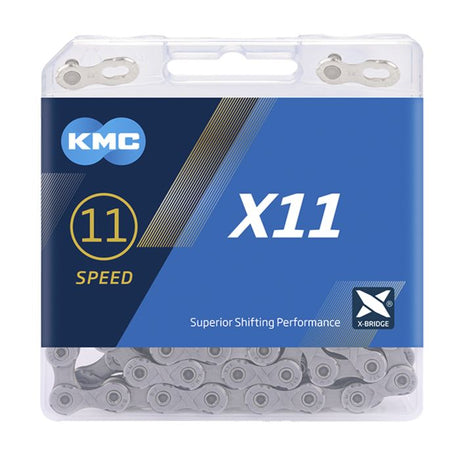 KMC X11R gris 118 maillons (antivol vélo)