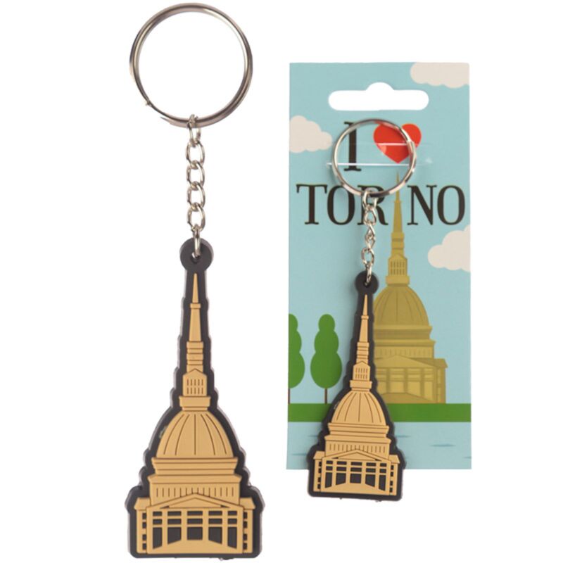 Porte-clés en PVC I Heart Torino Mole
