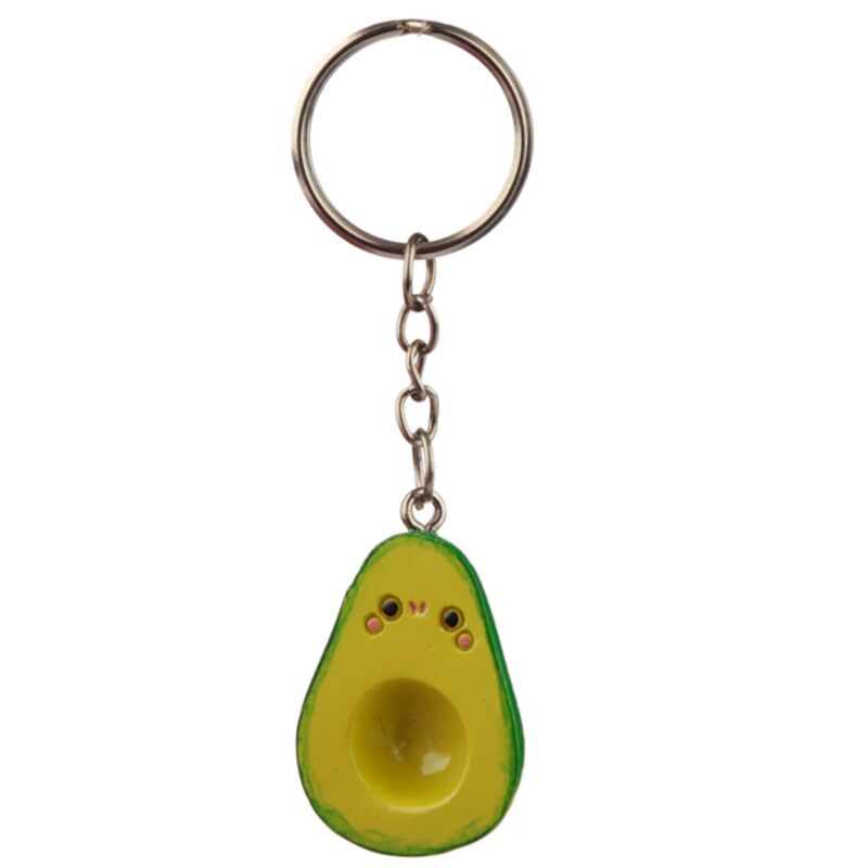 Ensemble de 2 porte-clés avocat Kawaii