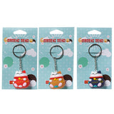 Porte-clés pvc 3d chat porte-bonheur Maneki neko