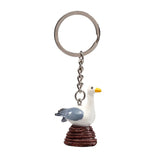 Porte-clés Bouée mouette sur corde