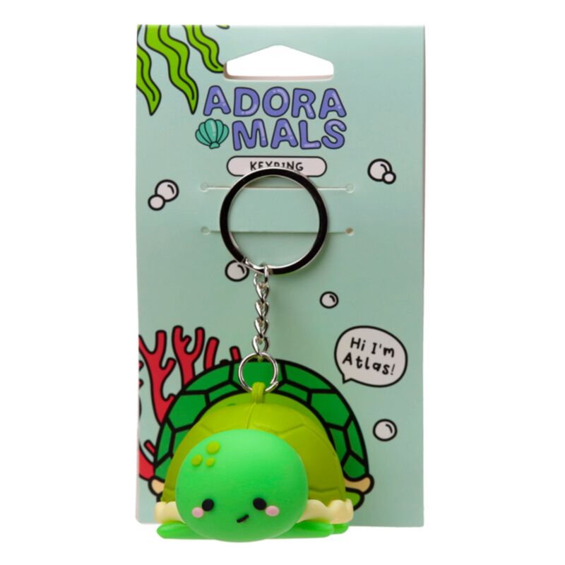 Porte-clés pvc 3d Atlas la tortue adoramals