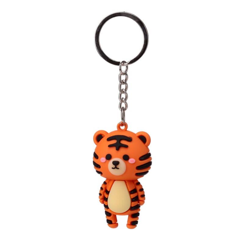 Alfie le tigre adoramals porte-clés pvc 3d