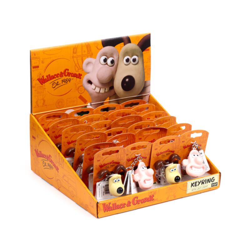 Porte-clés LED Wallace Gromit